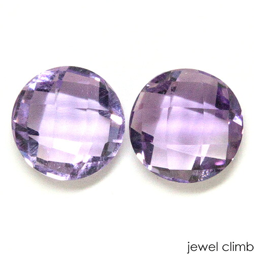 【ペアストーンセット価格】 アメシスト（アメジスト） 宝石 ルース ≪ペアストーン≫５．１７ＣＴ