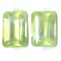 【ペアストーンセット価格】 プリーナイト（プレナイト） 宝石 ルース ≪ペアストーン≫４．６６CT
