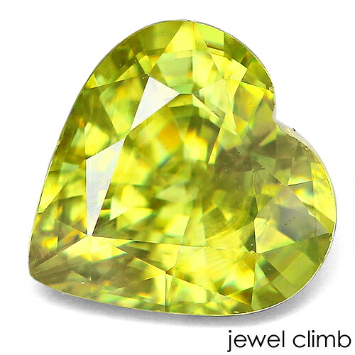 【明滅する光の揺るぎない貴石特集！】\u003cBR\u003eグリーンスフェーン 貴石 ルース ２．０８ＣＴ