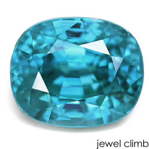 【百貨店SALE執り行なう】\u003cBR\u003e青碧ジルコン 貴石 ルース ５．８３ＣＴ