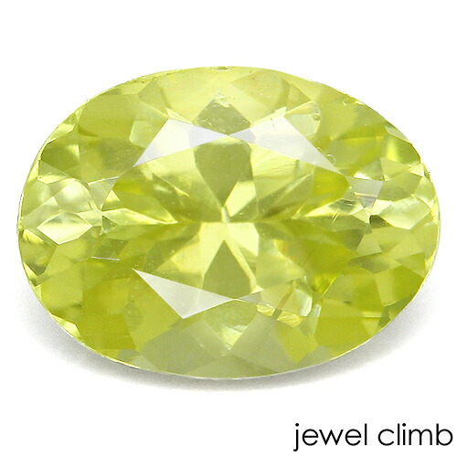 カナリークリソベリル 宝石 ルース 0.89CT|直輸入価格のルース屋さん