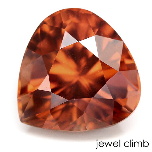 【春の特別ご案内／20%OFF】非加熱オレンジジルコン 宝石 ルース ３．５６ＣＴ