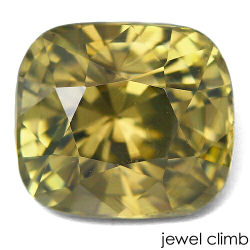 スリランカ産非加熱天然ジルコンルース グリーンジルコン 0.543ctルース