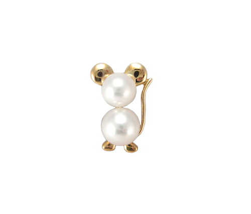 マウス パール タイニーピン ブローチ|Jewellery SHIBATA