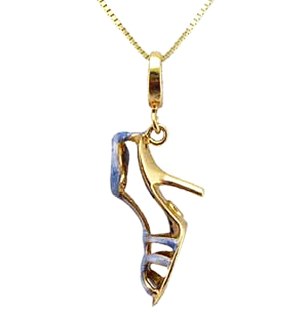 K18YG エナメル ハイヒール チャーム ペンダント｜Jewellery SHIBATA 35,750円