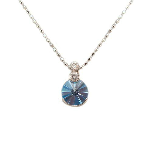 K18WG ブルートパーズ スピリットサン ペンダント ネックレス｜Jewellery SHIBATA