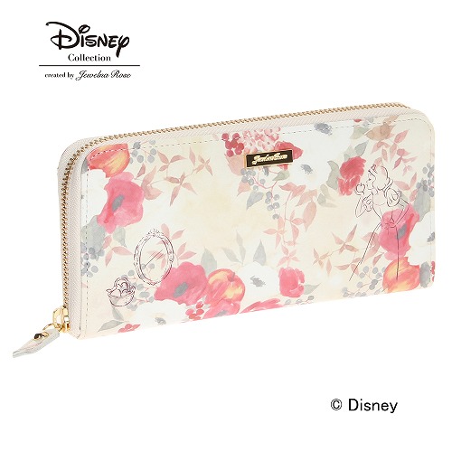 Web限定アイテム ディズニー プリンセス 定番の長財布 ジュエルナローズ ウォーターカラー ディズニープリンセス シリーズ ロングウォレット ファスナータイプ Jewelna キャリーバッグ トラベル 店 紗栄子 Rose 公式ストア