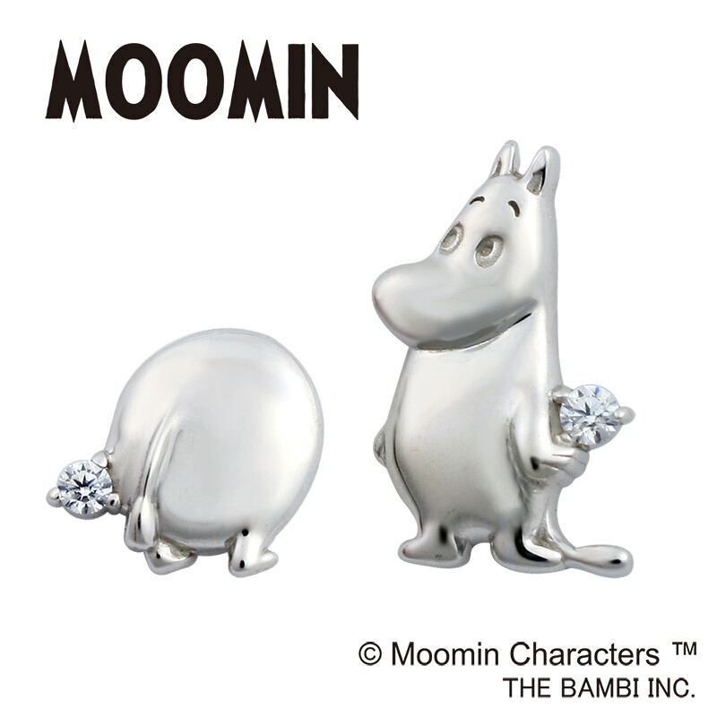 ムーミン ピアス シルバー ジュエリー シリーズ　ムーミン＆おしり 大人 かわいい ジュエリープレゼント ギフト 誕生日 ｜公式ライセンスアクセ専門店J-Plus