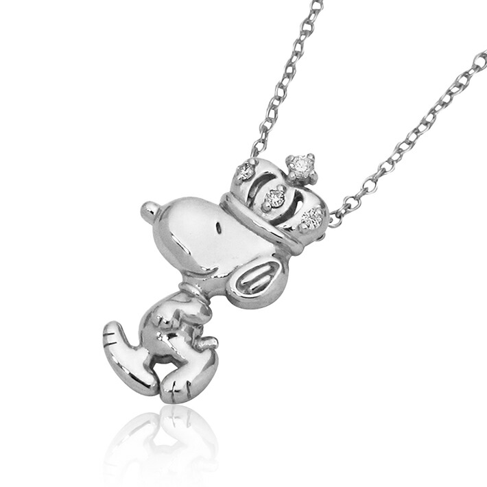 楽天市場 スヌーピー プラチナ ネックレス 大人 かわいい グッズ ジュエリー ペンダント 誕生日プレゼント プレゼント ギフト ラッピング おすすめ 女性 レディースジュエリー 公式ライセンスアクセ専門店j Plus