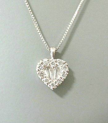 K18WG ダイヤモンド0.290ct ネックレス｜宝石のエンジェル
