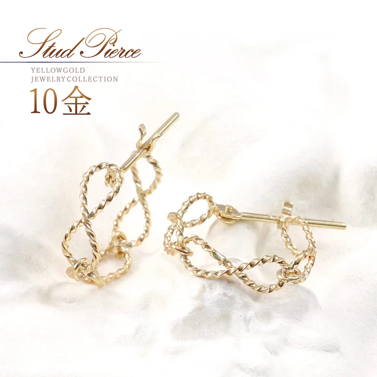 フープピアス ゴールド シンプル 華奢 10K K10 10金 地金 フープ ピアス アクセサリー 地金だけ 地金のみ スキンジュエリー レディース リングピアス 小ぶり 小さめ 30代 40代 50代 女性 普段使い オフィス 会社用 K10YG 金 本物|誕生石ジュエリーショップBARZAZ