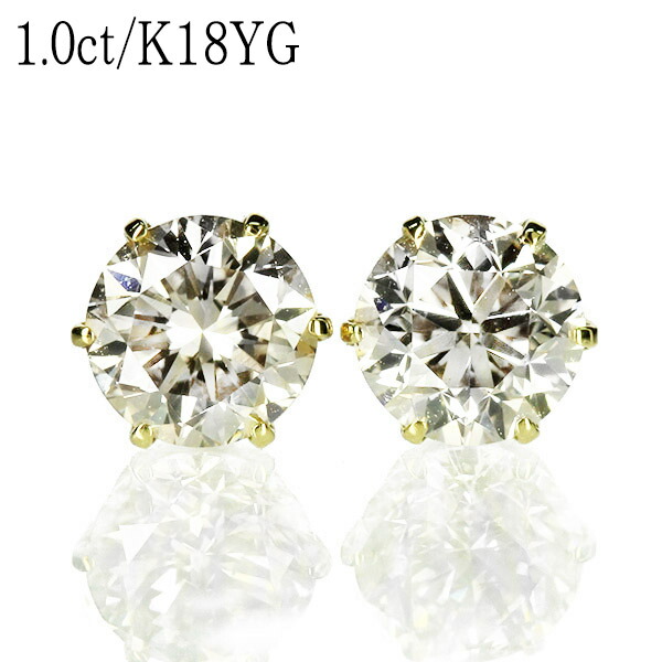 楽天市場】ラウンドクラッシックダイヤモンドスタッドピアス0.6
