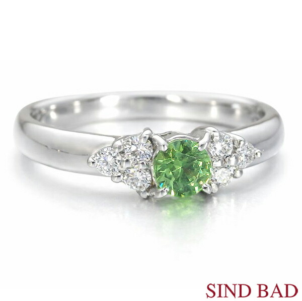 楽天市場】デマントイド ガーネット ダイヤ リング K18ゴールド