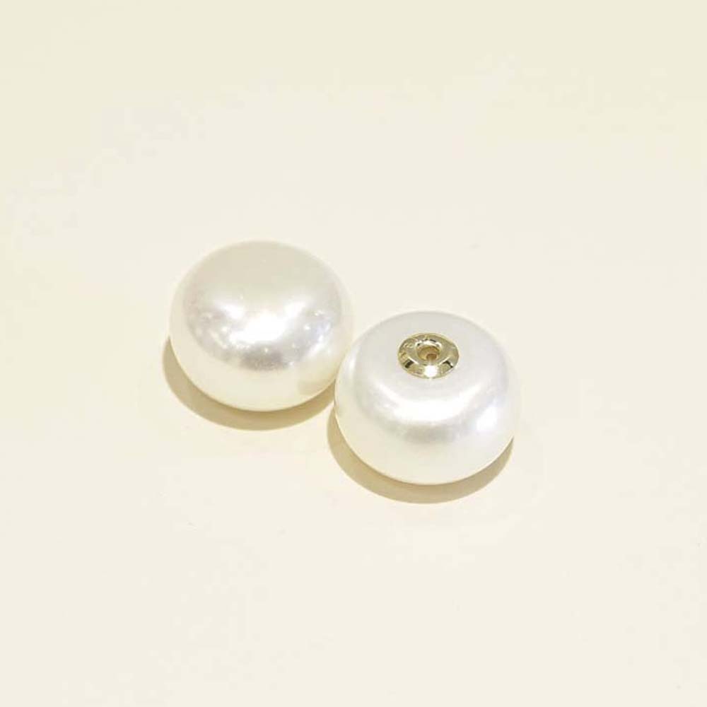 １８金製 パールキャッチ 淡水パール ホワイト 890071｜Mjewel