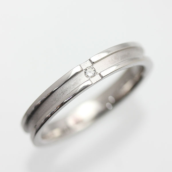 楽天市場】結婚指輪 メンズ リング プラチナ PT900 ブラックダイヤ0.01