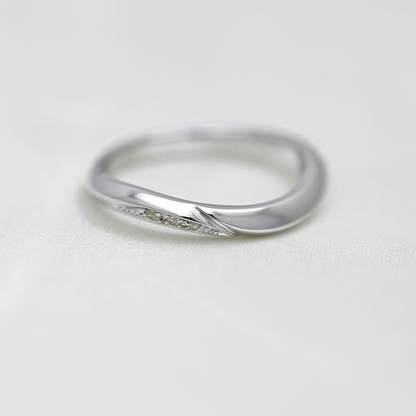 【楽天市場】結婚指輪 レディース リング PT100 (プラチナ10％) ダイヤ 0.03ct マリッジリング 短納期 プレゼント ギフト