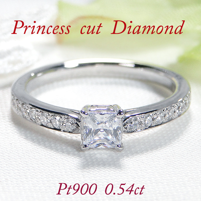 ダイヤ リング プリンセスカット ダイヤモンド1.02ct プラチナ 指輪 ジュエリースタジオ プラスター 指輪 レディース リング