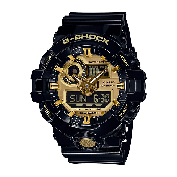 カシオ G-SHOCKGA-710GB-1AJF「Garish（ガリッシュ）」【楽ギフ_荷拵え】【楽ギフ_のし】【楽ギフ_のし宛書】【smtb-KD】