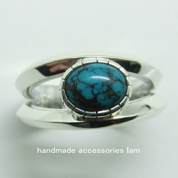 楽天市場】シルバーリング ターコイズ 指輪 シンプル レディース