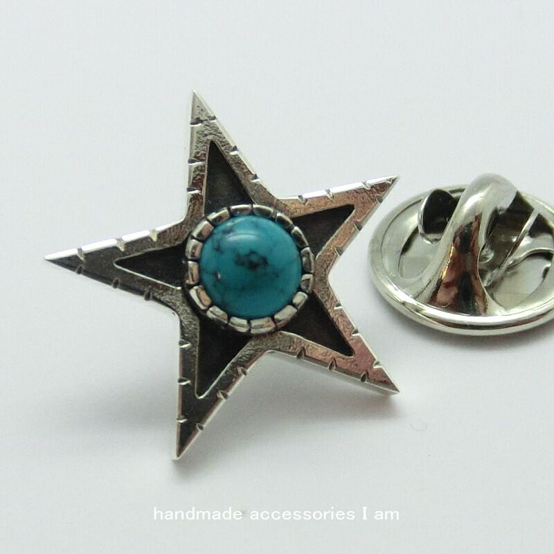 楽天市場】受注生産商品 ターコイズ トルコ石 馬蹄ピンバッジ シルバー