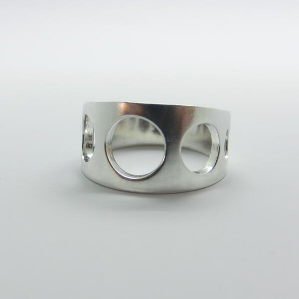 幅広シンプル　ピンキーリング　シルバー925　11号｜Jewelry Orgel