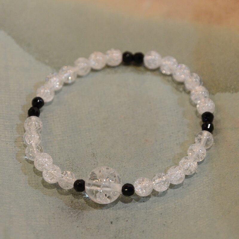 楽天市場】カラフル クラック水晶 10mm＜天然石ブレスレット