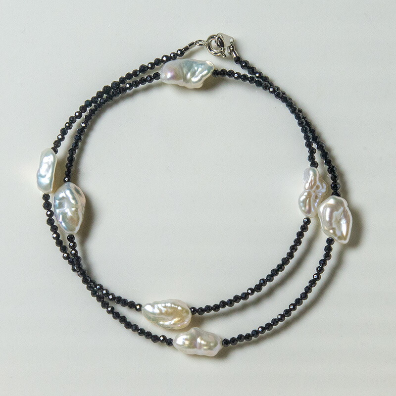 楽天市場】天然石 【NO.1】 K10 カットビーズ付 ブラックスピネル