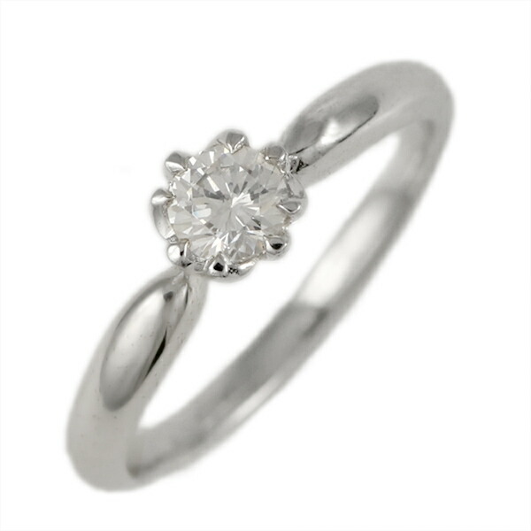 婚約指輪 ダイヤモンド プラチナ リング 0.3ct 天然石 エンゲージリング 鑑定書 末広