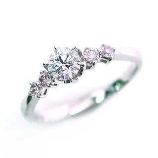 残りわずか 婚約指輪 エンゲージリング プラチナ ピンクダイヤモンド ダイヤ リング Siクラス0 30ct 鑑定書付 末広 母の日 今だけ代引手数料無料 最先端 Ekawijaya Sch Id