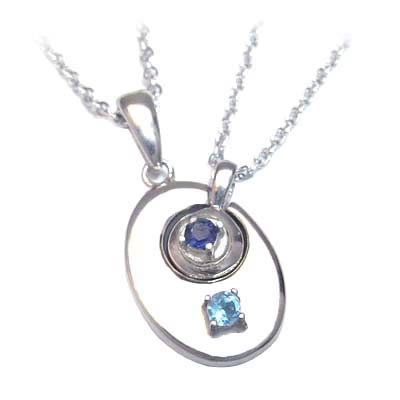 想像を超えての 楽天市場 サファイア ネックレス 11月 9月誕生石 シルバー ブルートパーズ サファイアペアペンダントネックレス 楽ギフ 包装 Deal 末広 母の日 今だけ代引手数料無料 Jewelry Suehiro 海外輸入 Www Kioskogaleria Com