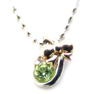 新品即決 ネックレス メンズ リボン ペリドット 8月誕生石 Pt K18ピンクゴールドペリドットペンダント 楽ギフ 包装 末広 母の日 今だけ代引手数料無料 売り切れ必至 Etechnologies Shop