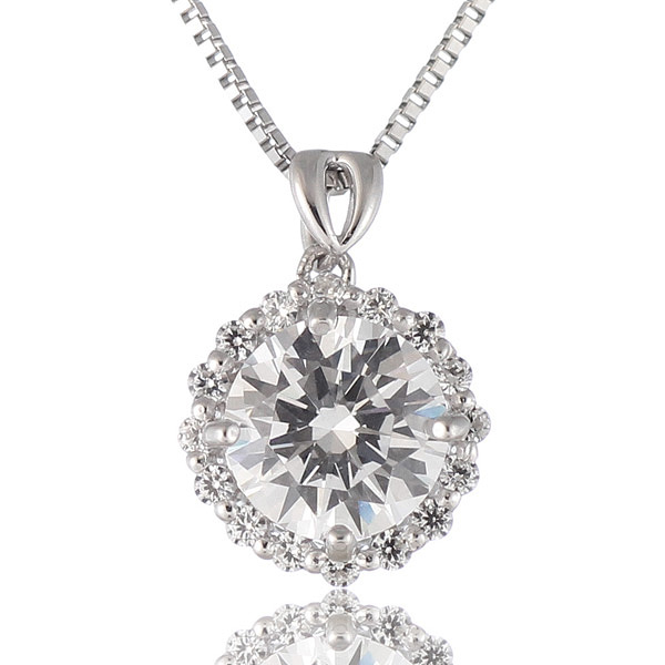ダイヤモンドネックレス 1カラット 1ct プラチナ バヴェ 結婚記念 結婚10周年 退職記念 ギフト プレゼント サプライズ 鑑別書付 末広