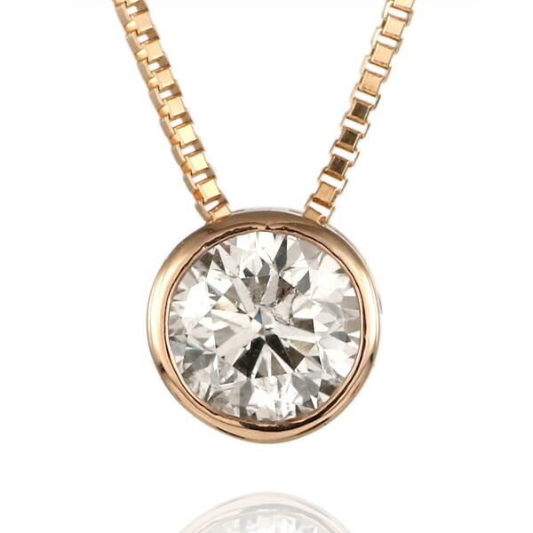 ダイヤモンド ネックレス レディース 0.45ct UP 末広
