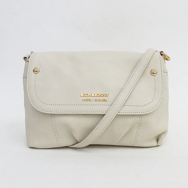 burberry white leather bag