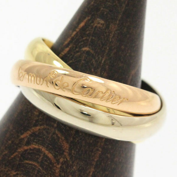 cartier trinity ring white gold
