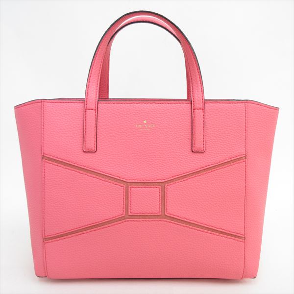 Kate Spade ケイトスペード リボン トートバッグ ピンク リング ピアス ブランドバッグ Kate 中古 Nb Netshop とーたる 店kate Spade ケイトスペード トートバッグ リボン 中古