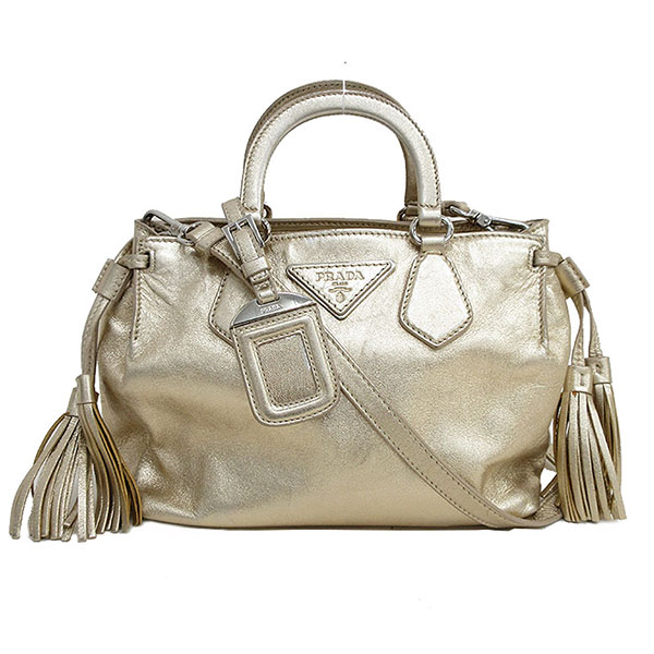 prada gold bag