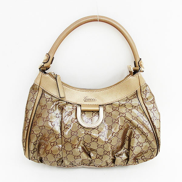 Gucci グッチ Ggクリスタル アビー ショルダー嚢 190525 ゴールド Pvc塗装 ブランドバッグ 中古 Netshop 202085 Das Gartenhaus Com