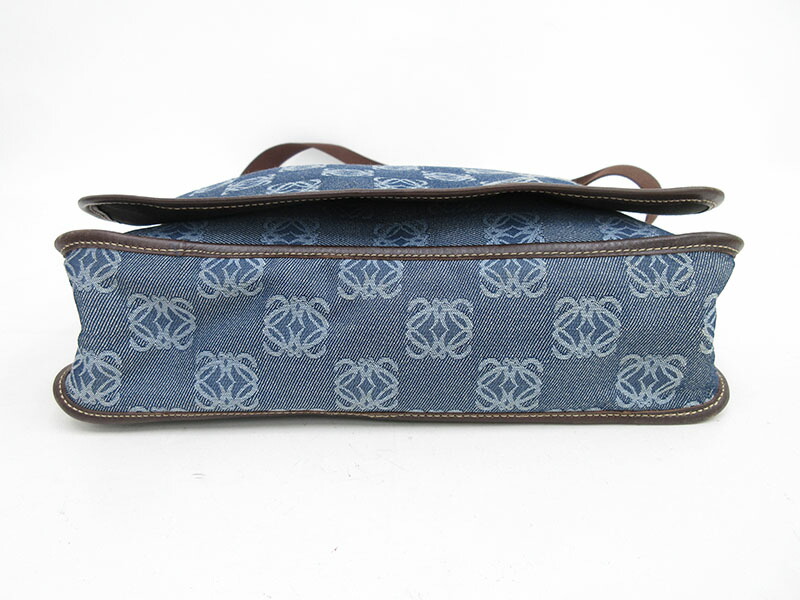 ブルー デニム ロングショルダー ショルダーバッグ メッセンジャーバッグ 店loewe ロエベ メッセンジャーバッグ 斜めがけ 青 斜めがけ ブルー Loewe ロエベ ブルー ブランドバッグ 青 中古 ブランドバッグ 中古 ロングショルダー メッセンジャーバッグ