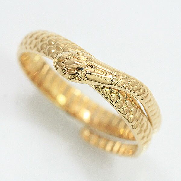 高い素材 指輪 リング リング 蛇 12号 Netshop 新品仕上げ済み 中古 ジュエリー 18金イエローゴールド K18yg Pascasarjana Unsrat Ac Id