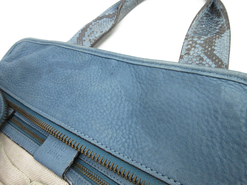 人気アイテム大好評 の ブランドバッグ ハンド パイソン スエード ブルー パイソン スエード ボストン バッグ 中古 ブランドバッグ バッグ 青 Gucci グッチ ブルー 店gucci グッチ ハンド パイソン スエード Netshop とーたる 中古 Gucci