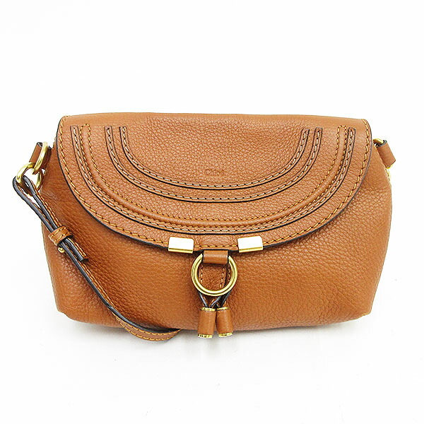 Chloe クロエ マーシー ミニロングショルダーバッグ 斜めがけ 茶 ブラウン レザー ブランドバッグ 中古 Netshop Autoservicecasteren Nl