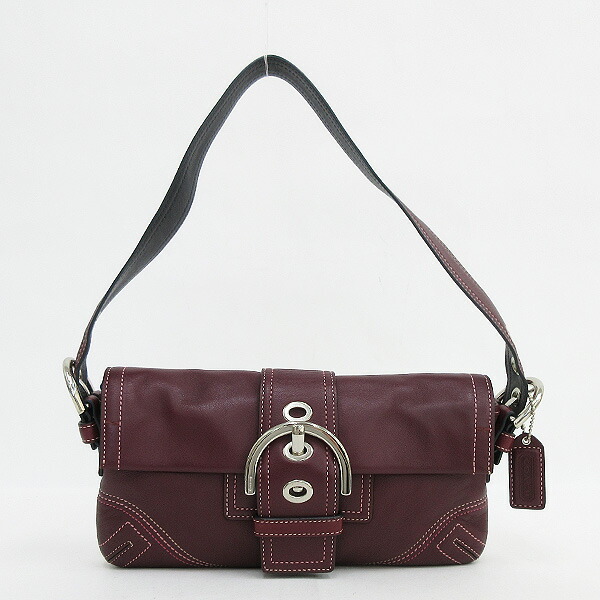 Coach コーチ ワンショルダーバッグ 8a05 ボルドー レザー ブランドバッグ 中古 Netshop Cmsgranada Com