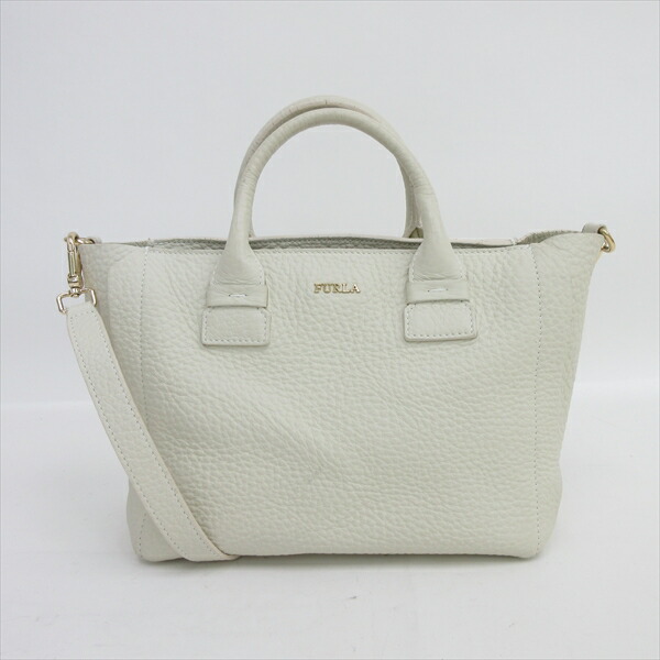 Chuumoku No Furla フルラ 2wayバッグ ショルダーバッグ トートバッグ 白 ホワイト レザー ブランドバッグ 中古 Nb Netshop Kaigai Yunyuu Kanematsuusa Com