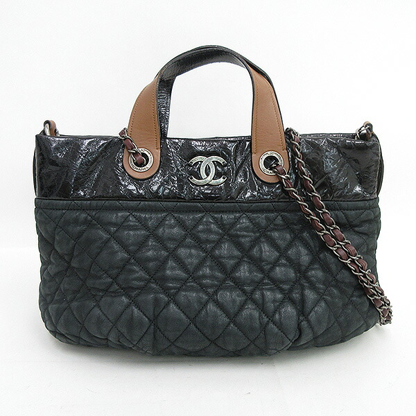 CHANEL(シャネル) インザミックス 2WAYバッグ ハンド ロングショルダー 斜め掛け 黒 ブラック netshop