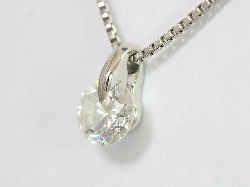 売り切れ必至！ ネックレス 鑑定書付き 一粒石 ダイヤモンド 1.05ct I