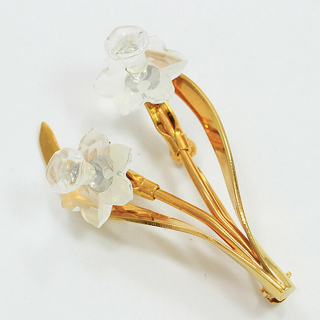 楽天市場】【ルネ】Rene スワロフスキー パール フラワーブローチ