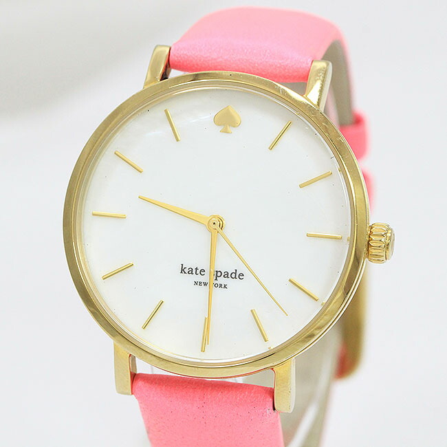 ケイトスペード　レディース　腕時計　クォーツ　ホワイト　ピンク色　ウォッチ Kate Spade ケイトスペード 腕時計 レディース ピンク KSW1247