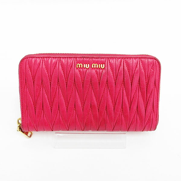 楽天市場】miumiu(ミュウミュウ) マテラッセ ビジュー 長財布