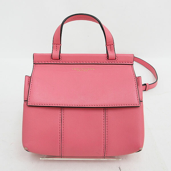 TORY BURCH(トリーバーチ) 2WAY/ハンドバッグ/ロングショルダーバッグ 斜め掛け ピンク 【ブランドバッグ】 【中古】 netshop